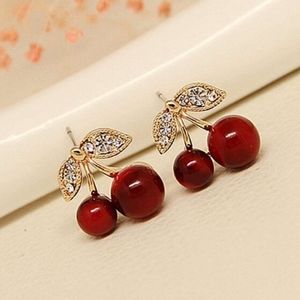New Cherry Bow Earrings